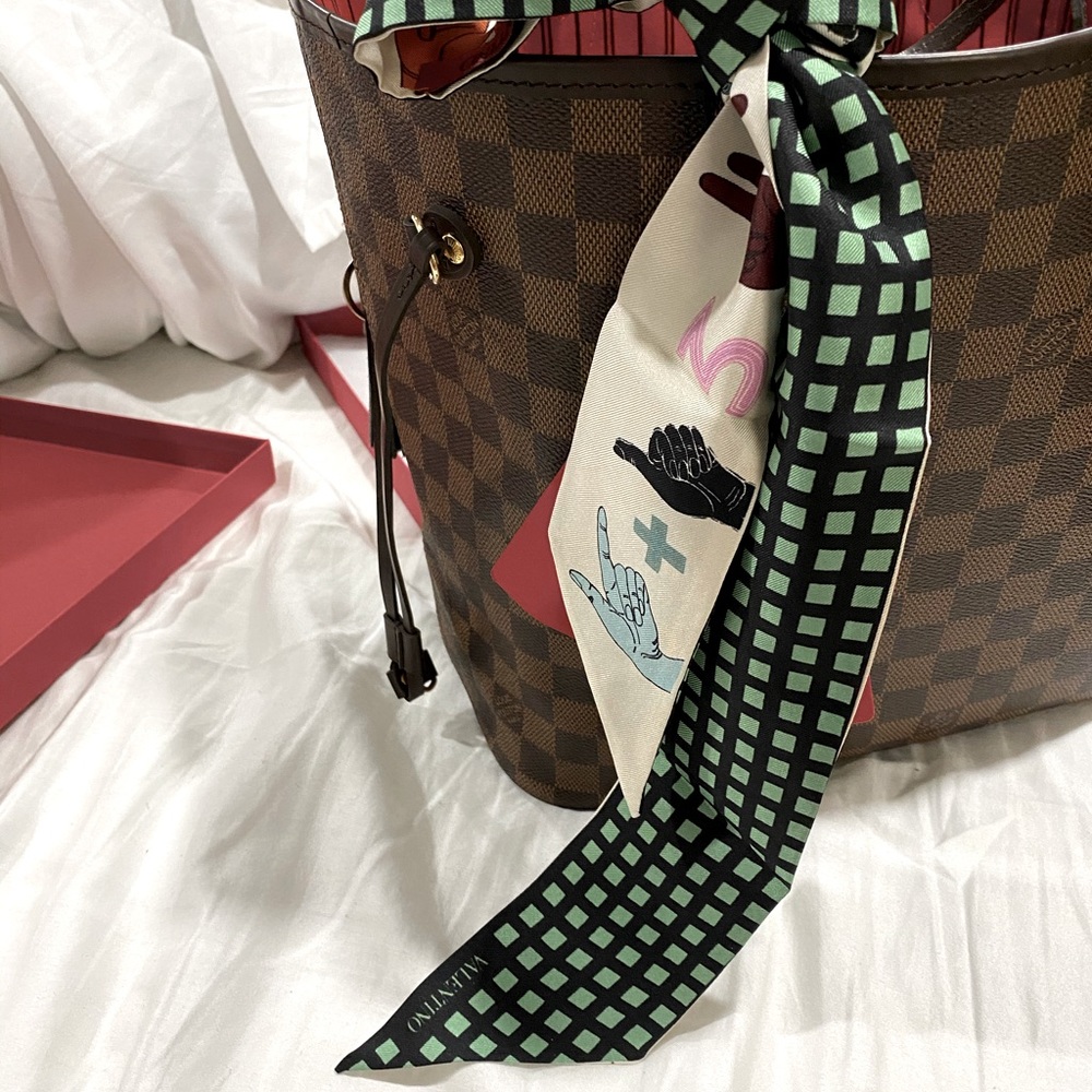 **SOLD** Brand New Silk Long Valentino Scarf